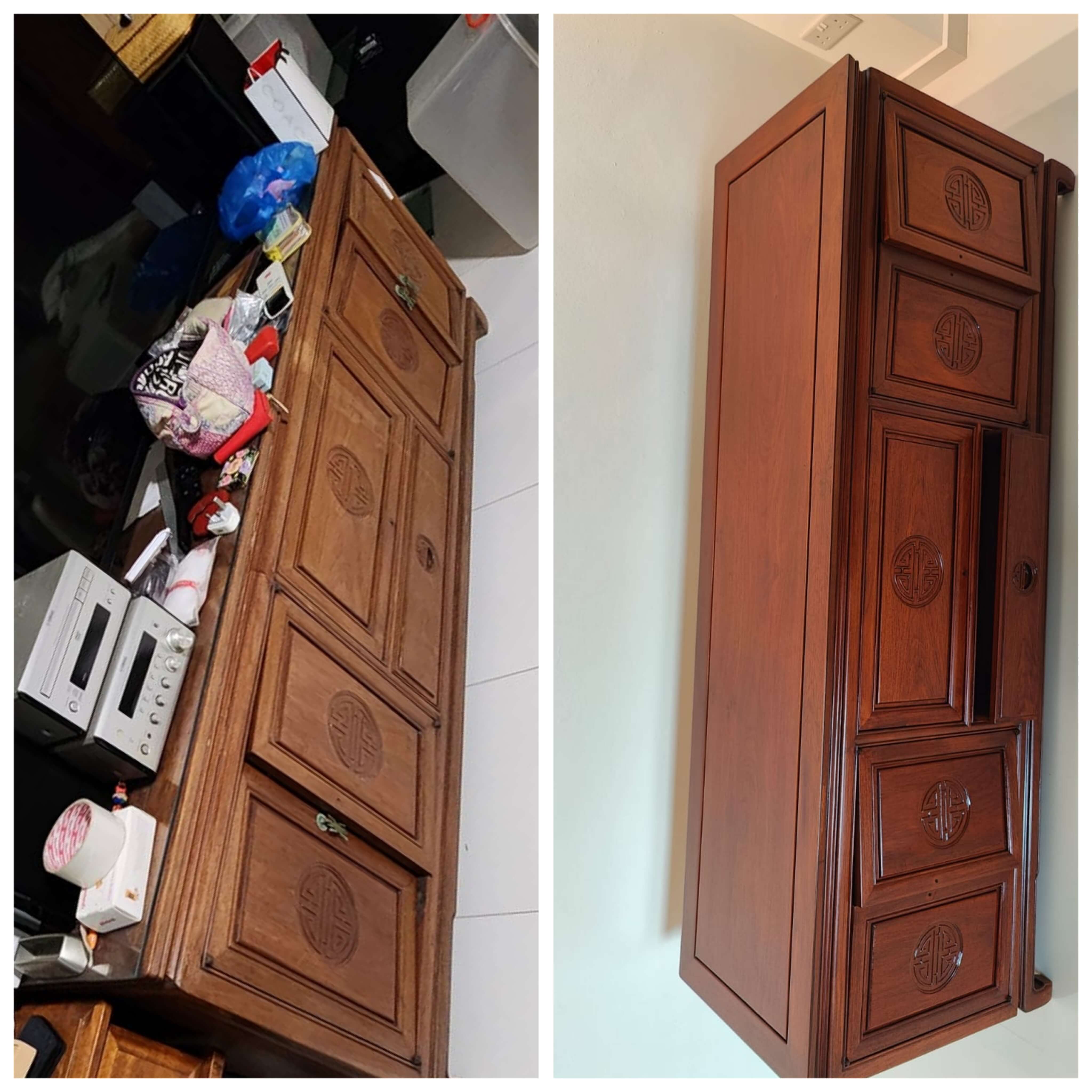 Before Varnishing and after Varnishing effect. Looks like shiny after varnishing.